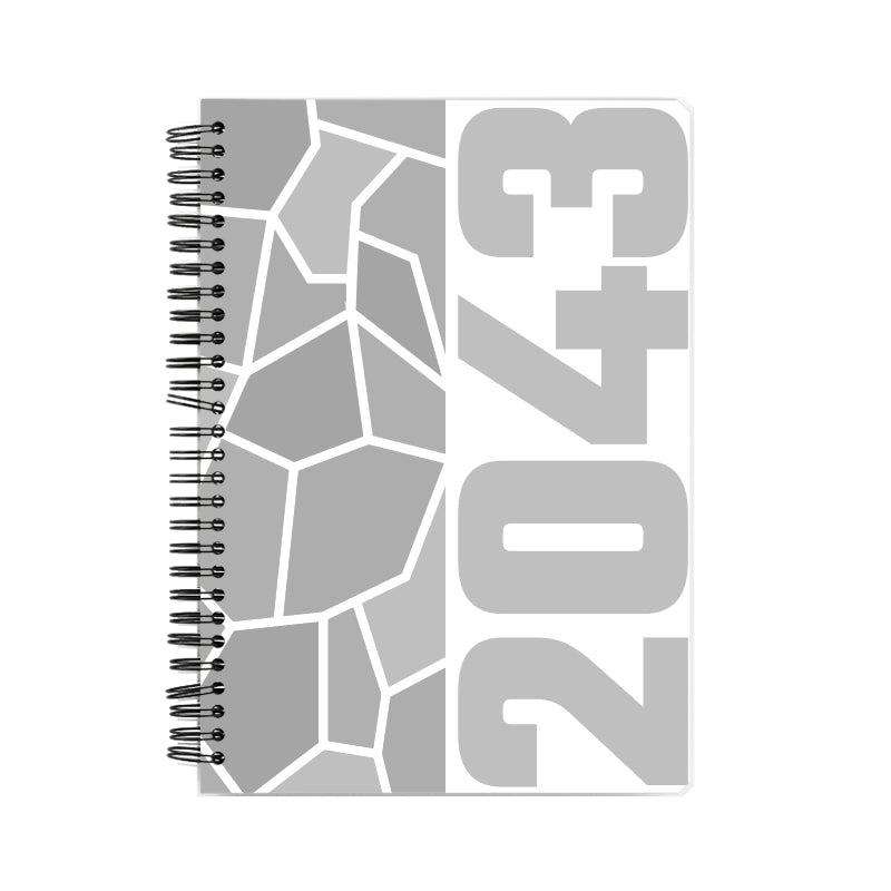 2043 Year Notebook (White)