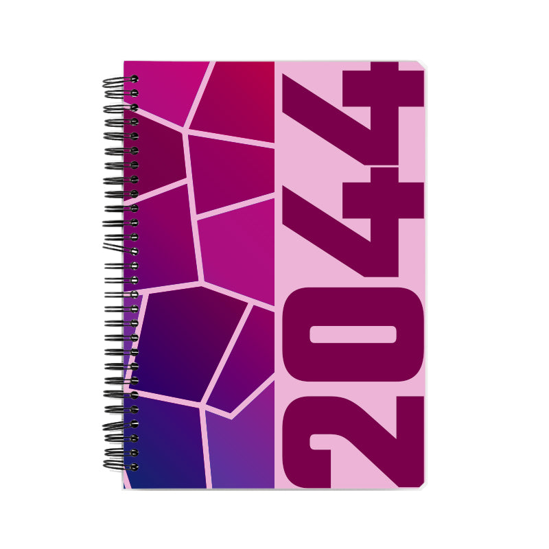 2044 Year Notebook (Light Pink)