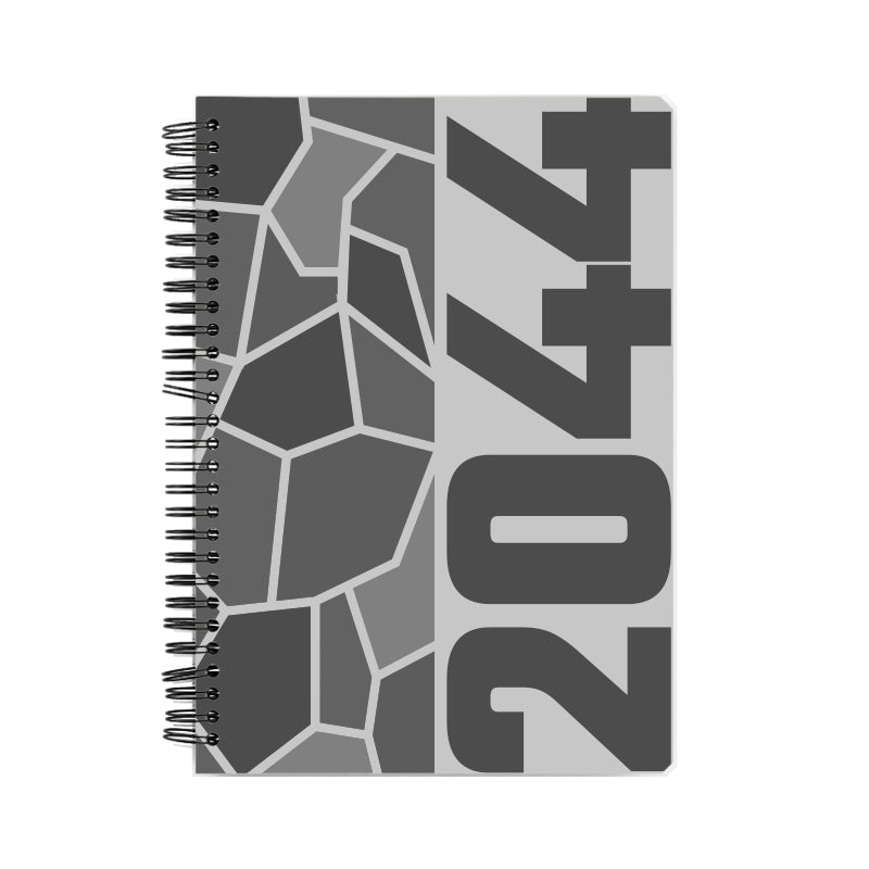 2044 Year Notebook (Melange Grey)