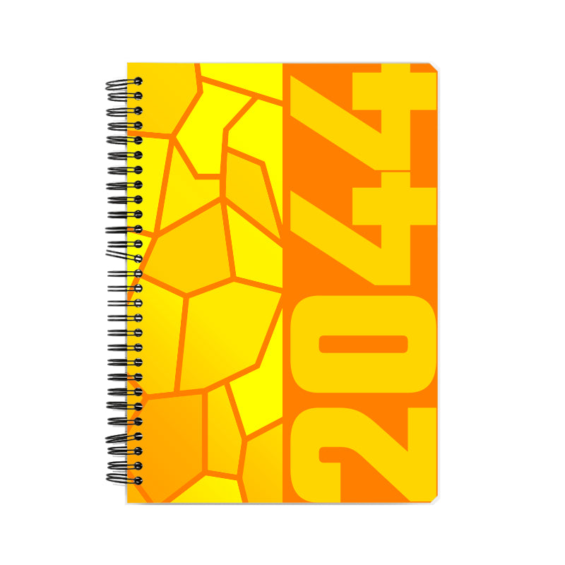 2044 Year Notebook (Orange)