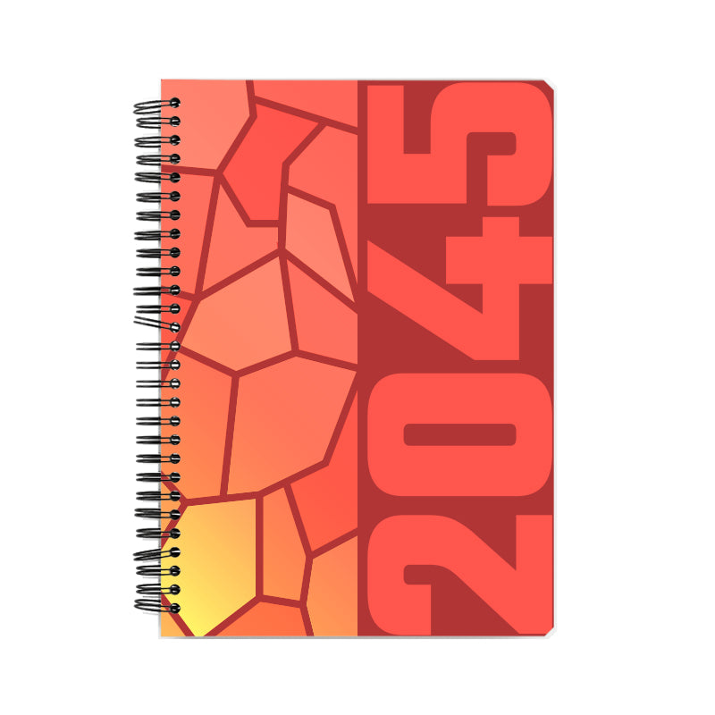 2045 Year Notebook (Red)