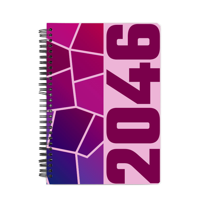 2046 Year Notebook (Light Pink)
