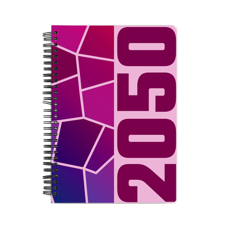 2050 Year Notebook (Light Pink)
