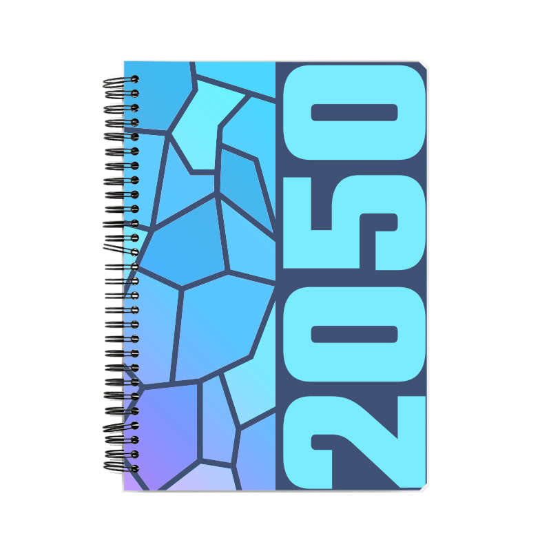 2050 Year Notebook (Navy Blue)