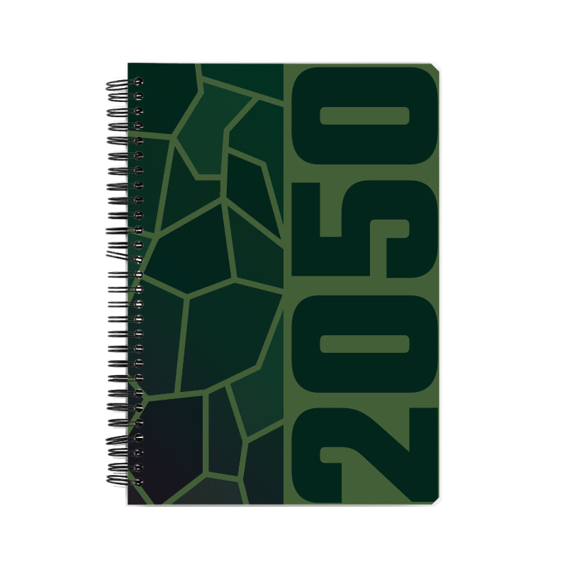 2050 Year Notebook (Olive Green)