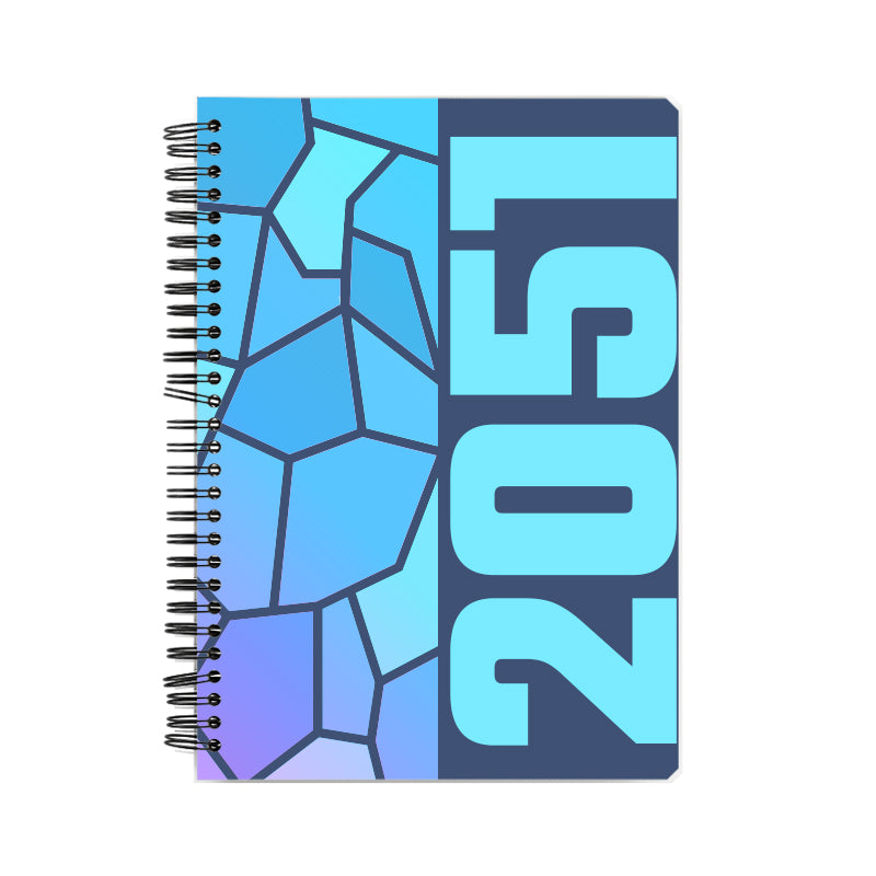 2051 Year Notebook (Navy Blue)