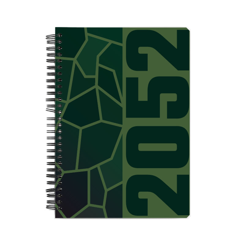 2052 Year Notebook (Olive Green)