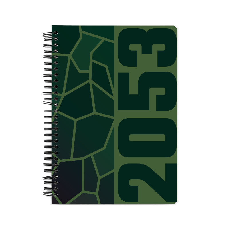2053 Year Notebook (Olive Green)