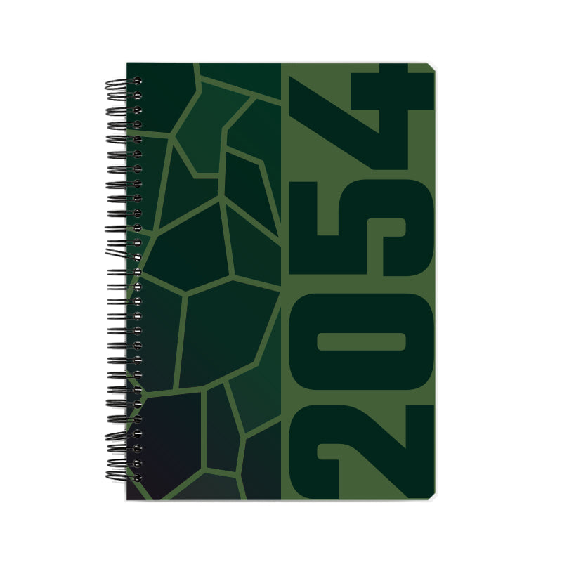 2054 Year Notebook (Olive Green)