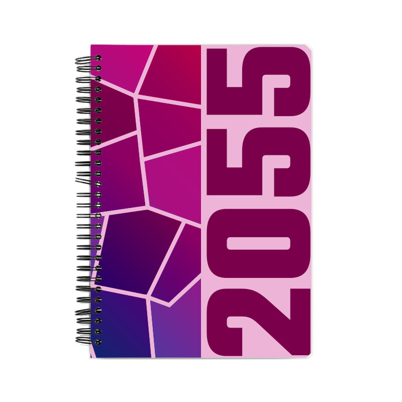 2055 Year Notebook (Light Pink)