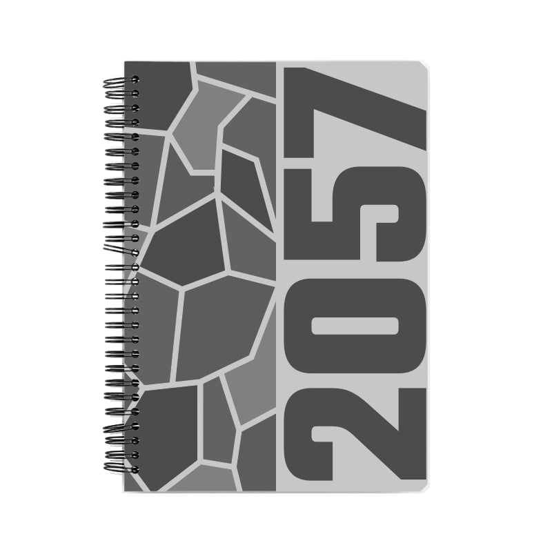 2057 Year Notebook (Melange Grey)