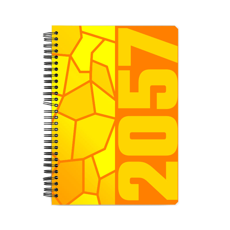 2057 Year Notebook (Orange)