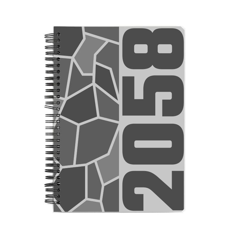 2058 Year Notebook (Melange Grey)