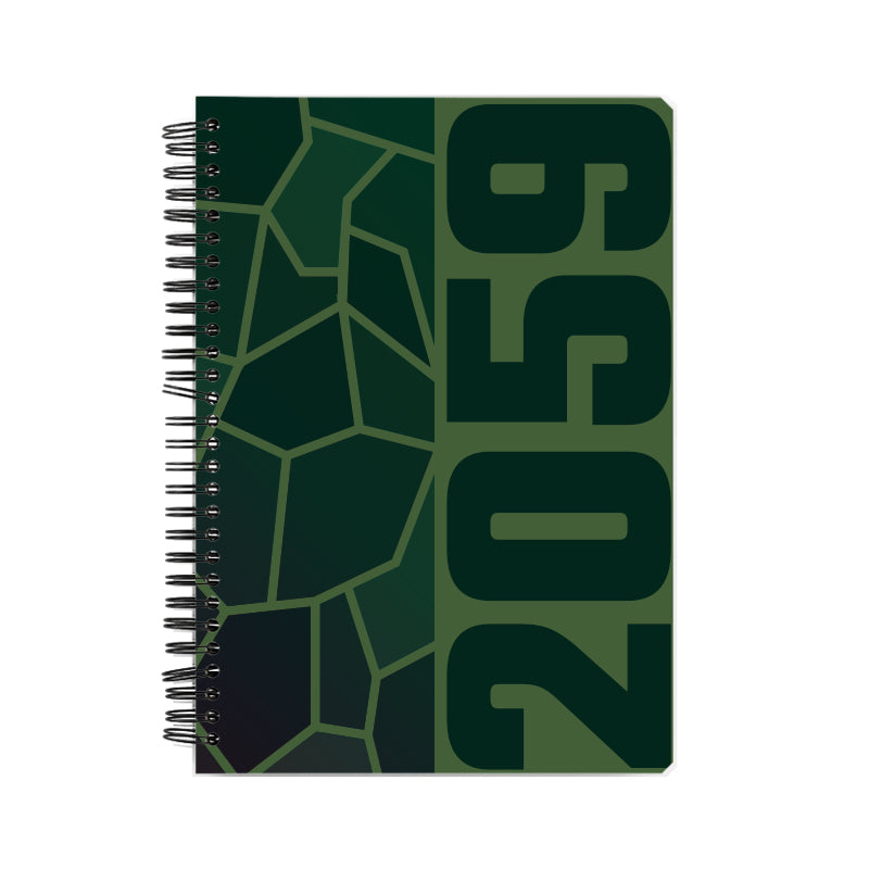 2059 Year Notebook (Olive Green)