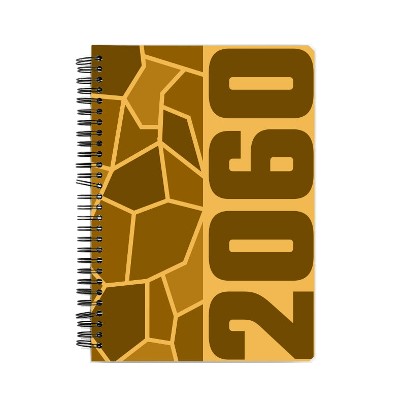 2060 Year Notebook (Golden Yellow)