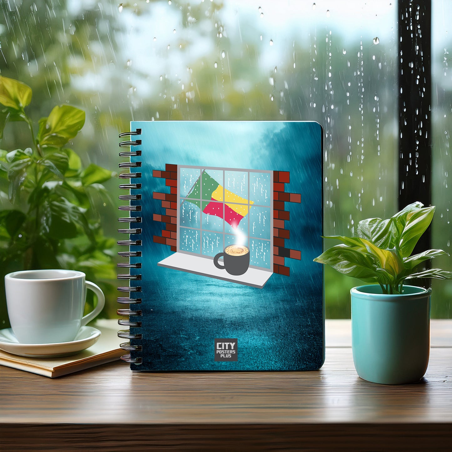Benin Coffee Rain Notebook