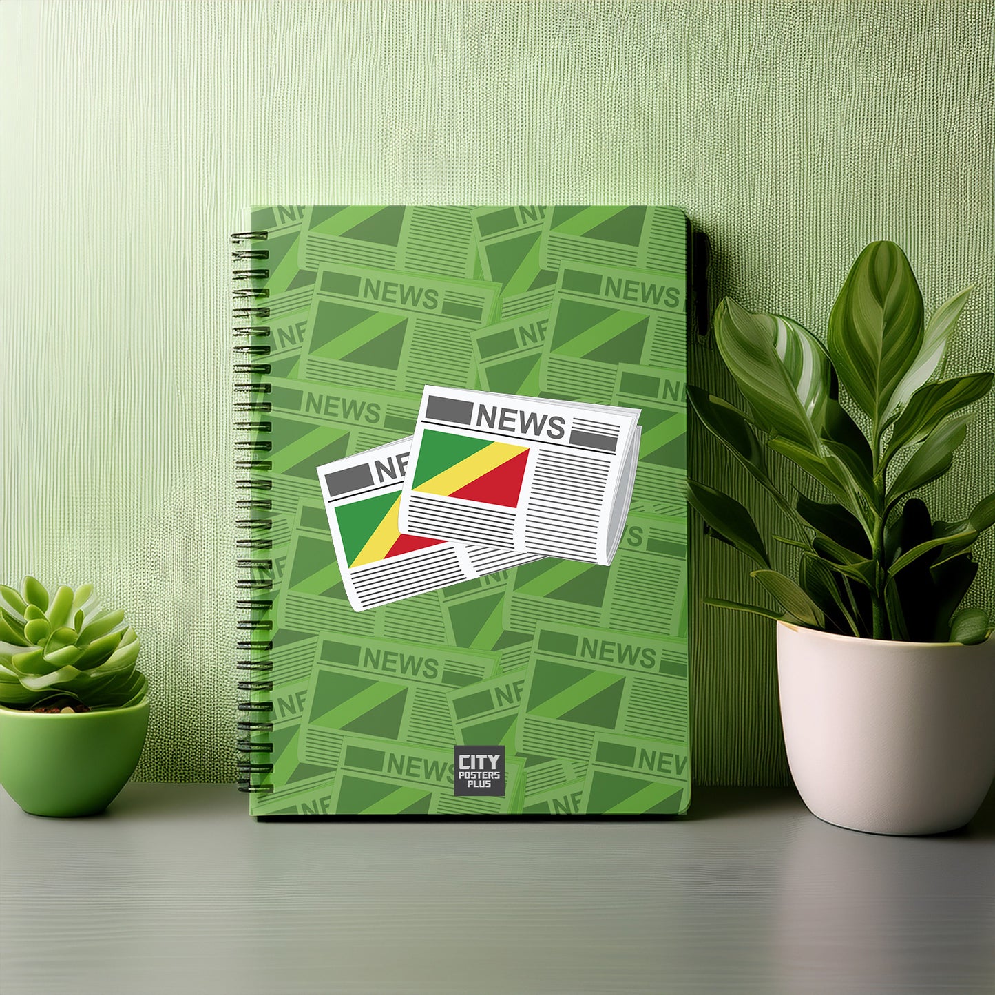 Congo Republic of the Newspapers Notebook