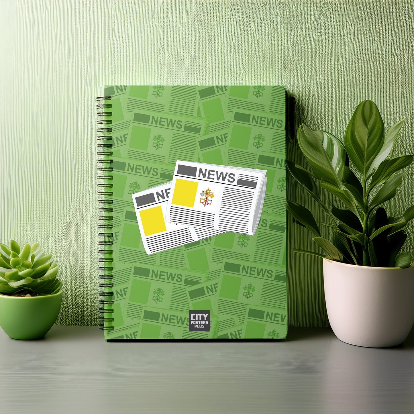 Vatican City Holy See Newspapers Notebook
