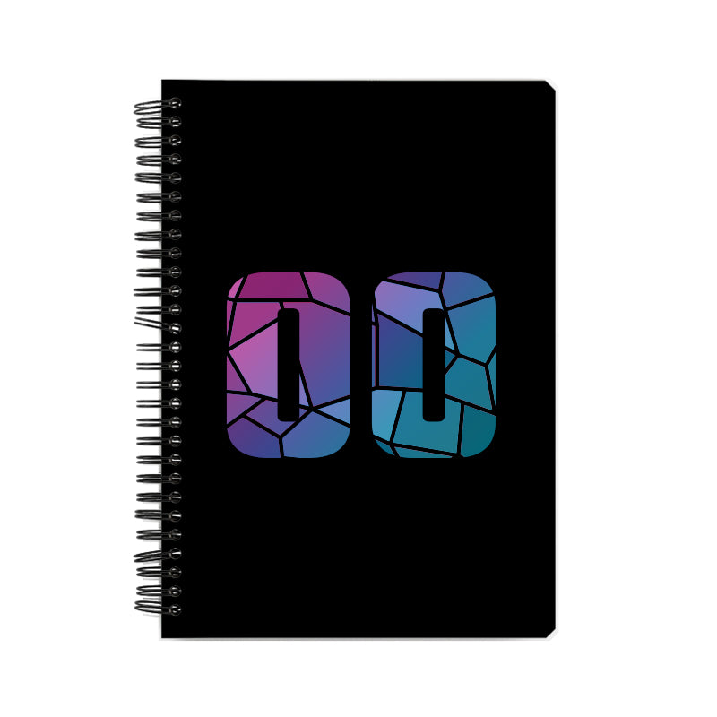 00 Number Notebook (Black)