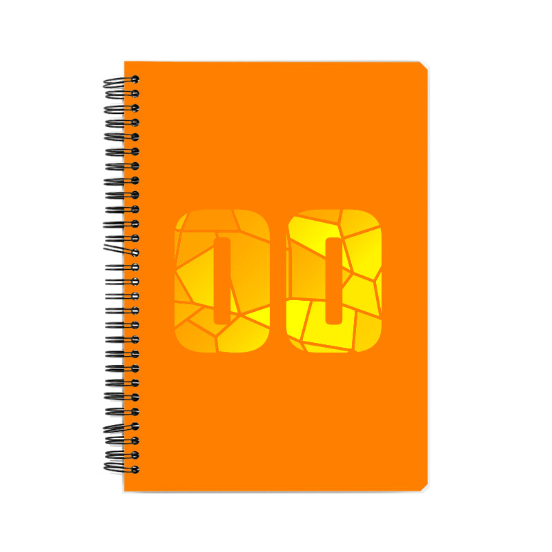 00 Number Notebook (Orange)