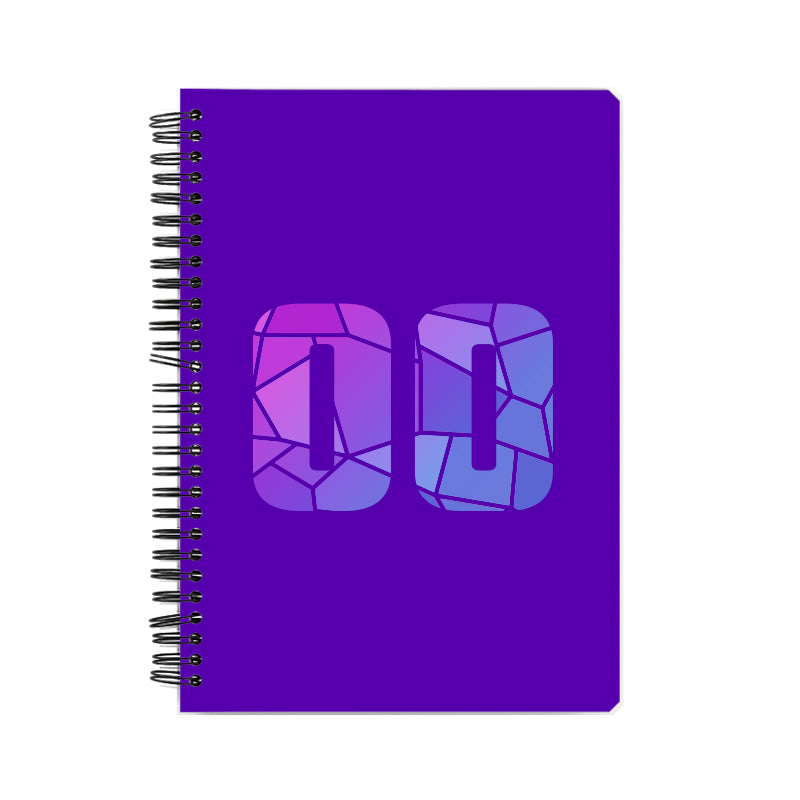 00 Number Notebook (Purple)