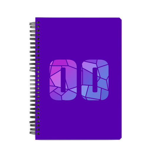 00 Number Notebook (Purple)