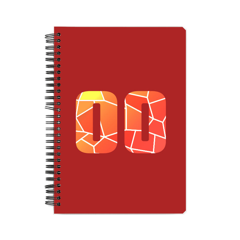 00 Number Notebook (Red)