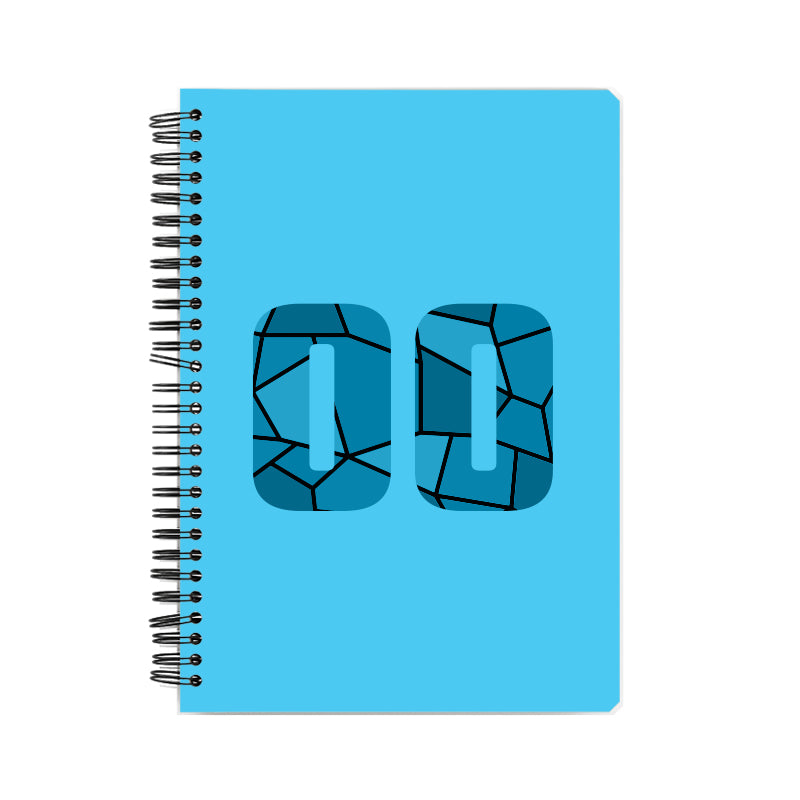 00 Number Notebook (Sky Blue)