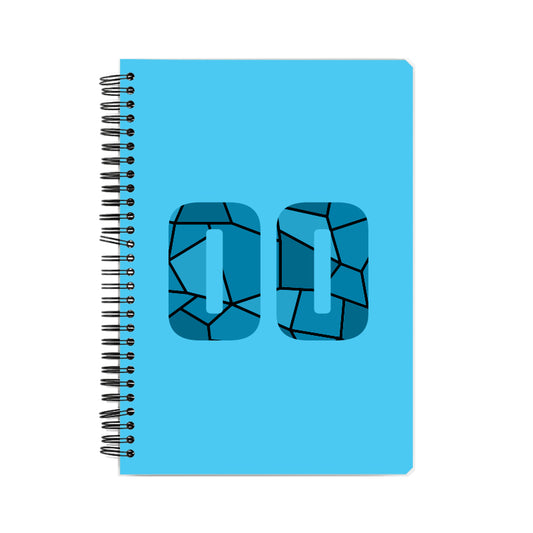 00 Number Notebook (Sky Blue)