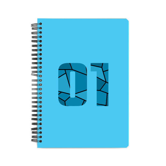 01 Number Notebook (Sky Blue)