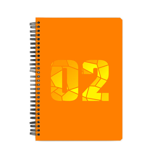 02 Number Notebook (Orange)