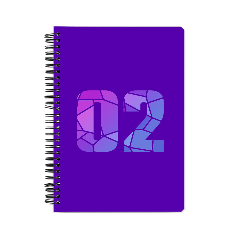 02 Number Notebook (Purple)