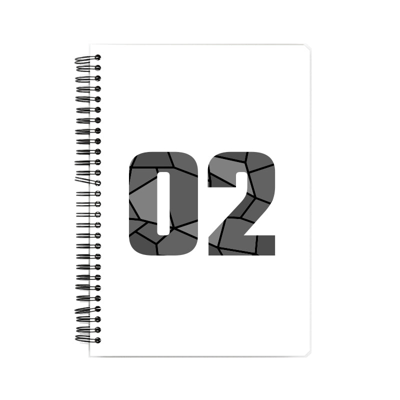 02 Number Notebook (White)