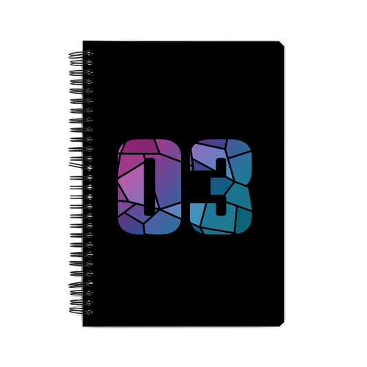 03 Number Notebook (Black)