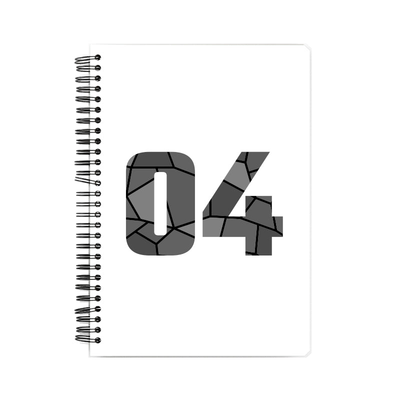 04 Number Notebook (White)