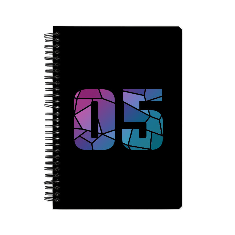 05 Number Notebook (Black)