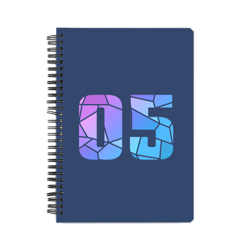 05 Number Notebook (Navy Blue)