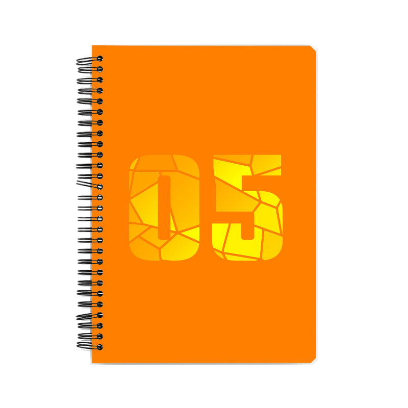 05 Number Notebook (Orange)