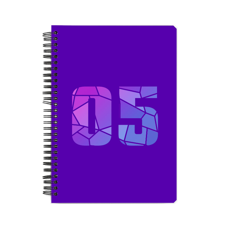 05 Number Notebook (Purple)