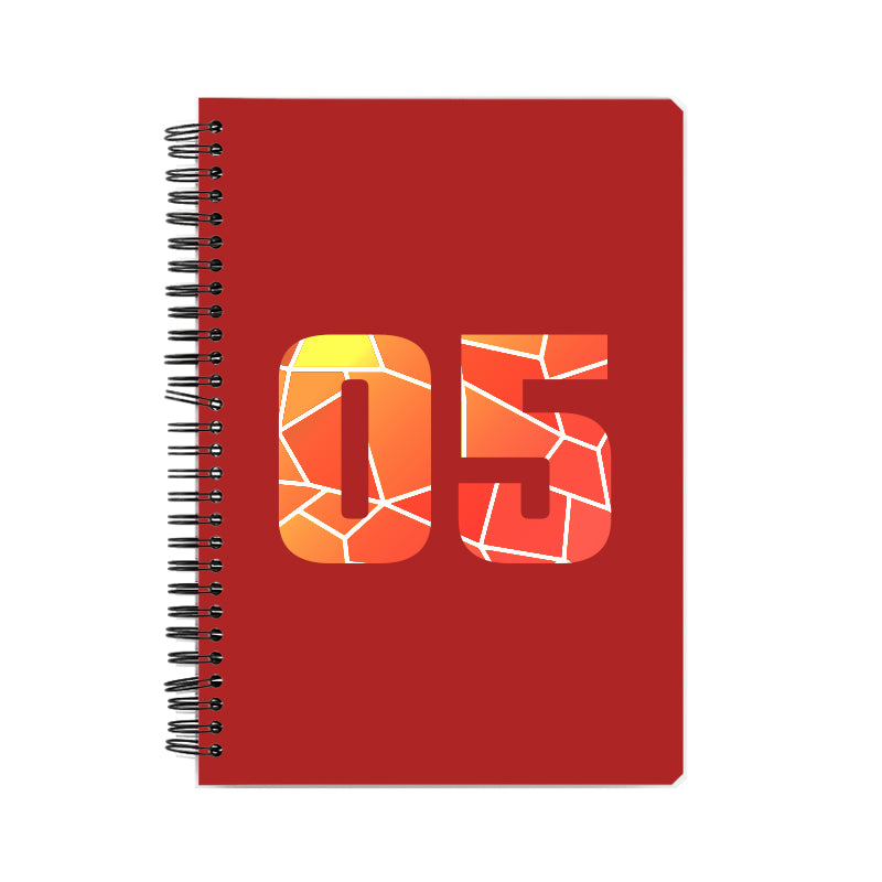 05 Number Notebook (Red)