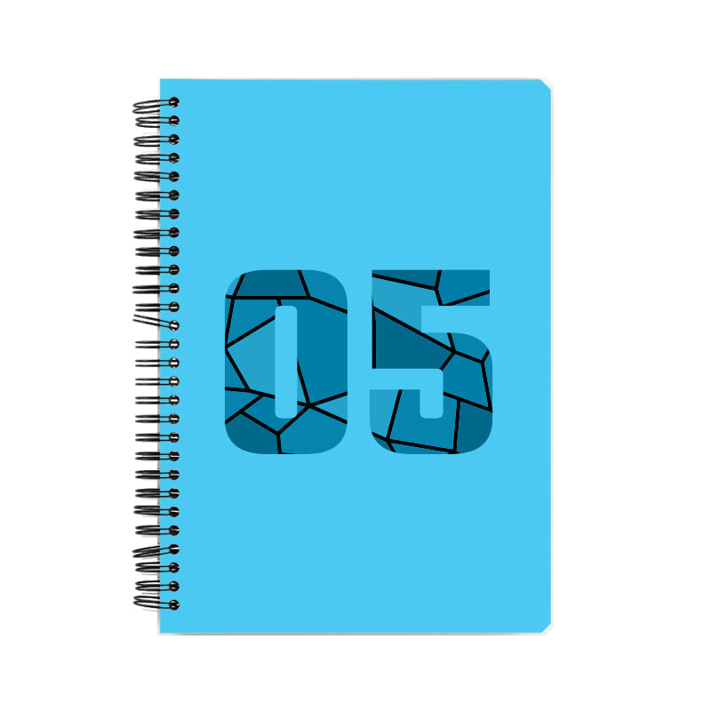 05 Number Notebook (Sky Blue)