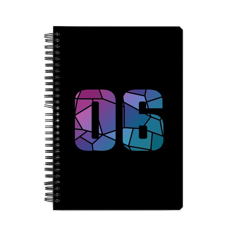 06 Number Notebook (Black)