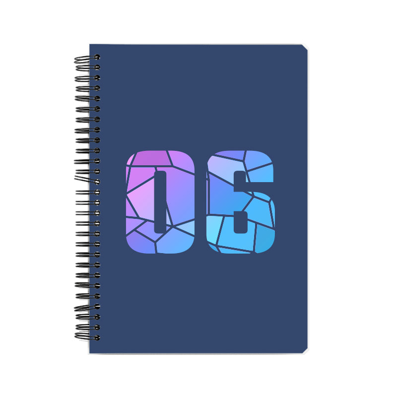 06 Number Notebook (Navy Blue)