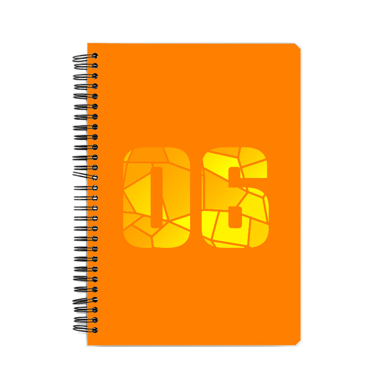 06 Number Notebook (Orange)