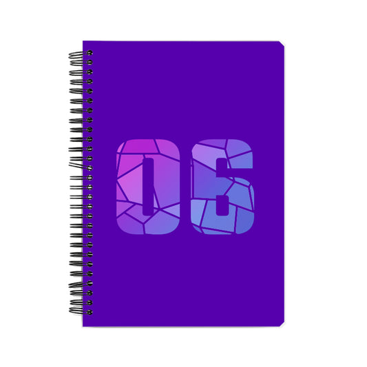 06 Number Notebook (Purple)