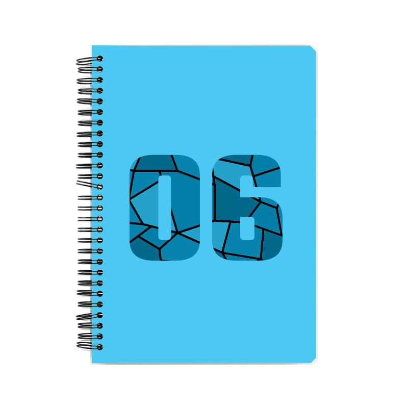 06 Number Notebook (Sky Blue)