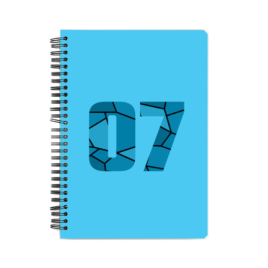 07 Number Notebook (Sky Blue)