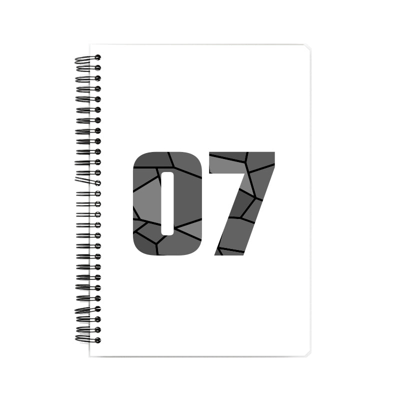 07 Number Notebook (White)