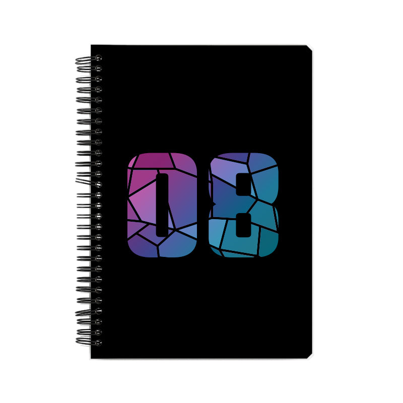 08 Number Notebook (Black)