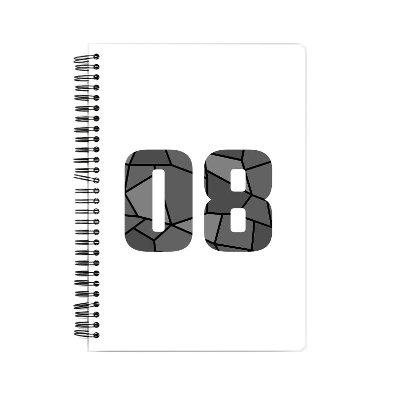 08 Number Notebook (White)